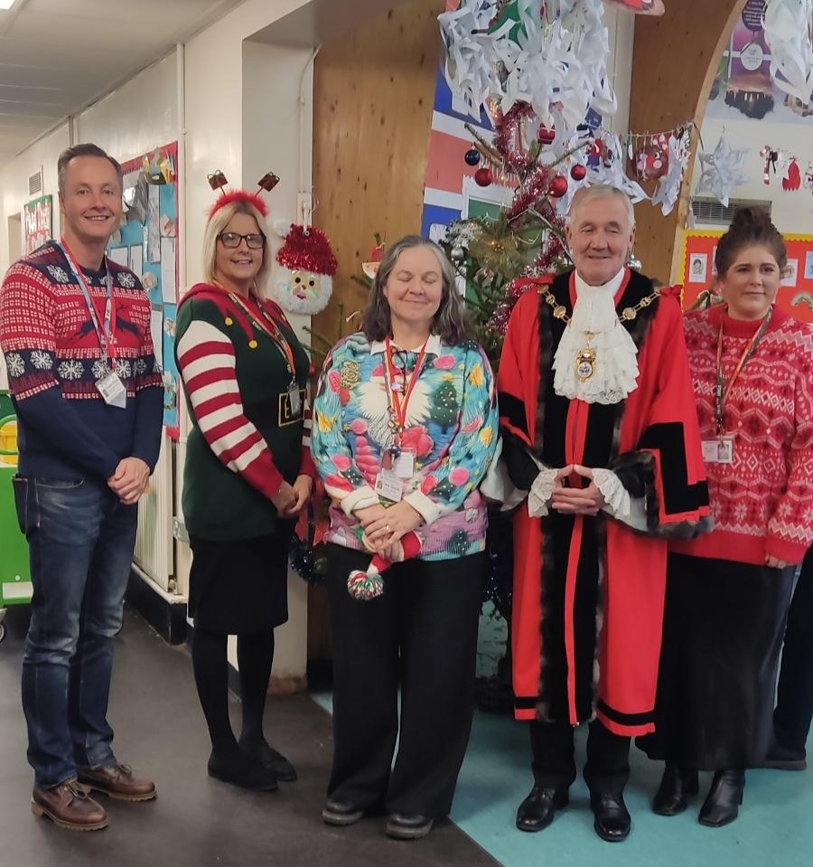 Newtons Primary School had a special visit from the Mayor and Mayoress of Havering